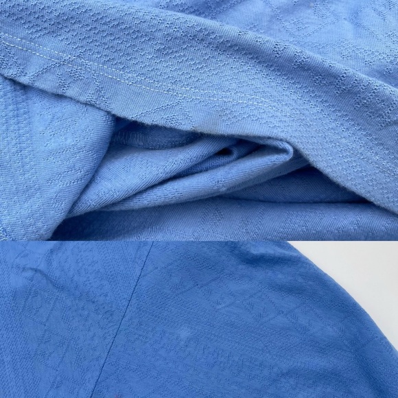 NWT Soft Surroundings Bailey Maxi Dress Blue Bonnet Pockets XL 100% Cotton - Picture 12 of 15